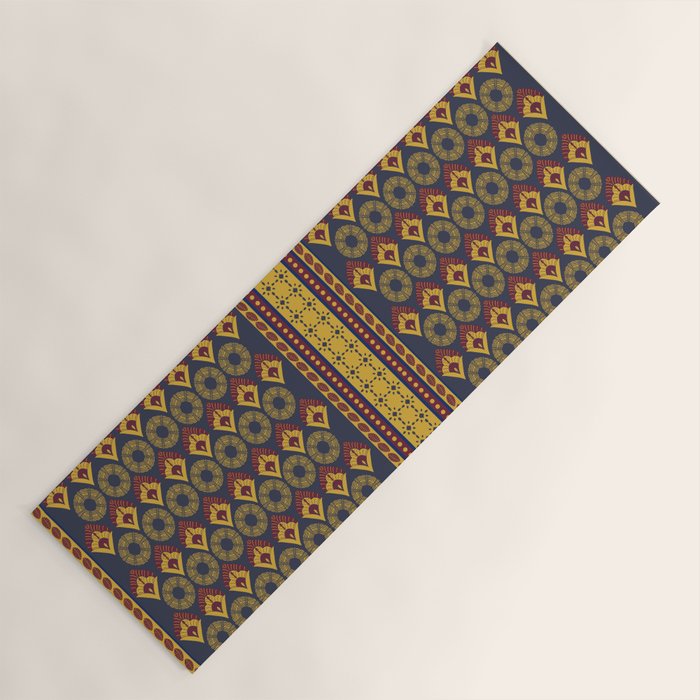 Sunset French Country Riviera Linen 1 Yoga Mat Gallery Image 1