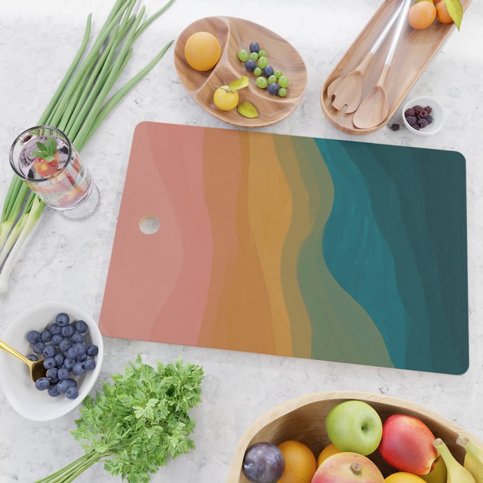 Desert Mountains In Color Cutting Board Gallery Image 2