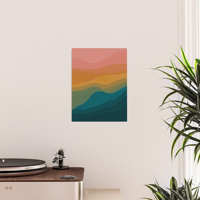 Desert Mountains In Color Poster Gallery Image 2