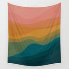 Desert Mountains In Color Wall Tapestry Gallery Image 4