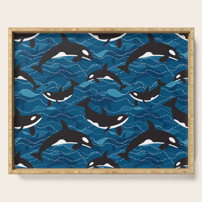Deep Sea Orca Serving Tray Gallery Image 1