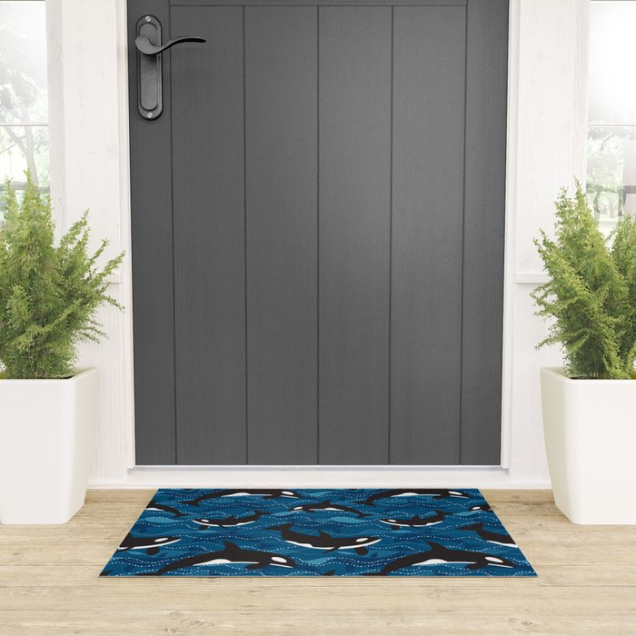 Deep Sea Orca Welcome Mat Gallery Image 3