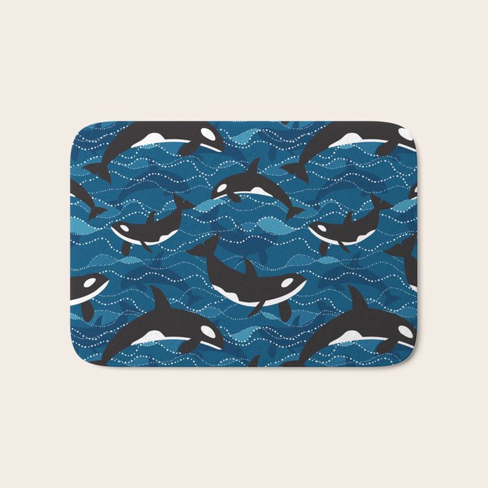 Deep Sea Orca Bath Mat Gallery Image 1