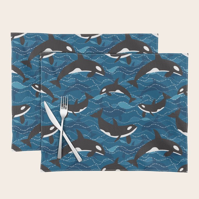 Deep Sea Orca Placemat Gallery Image 1