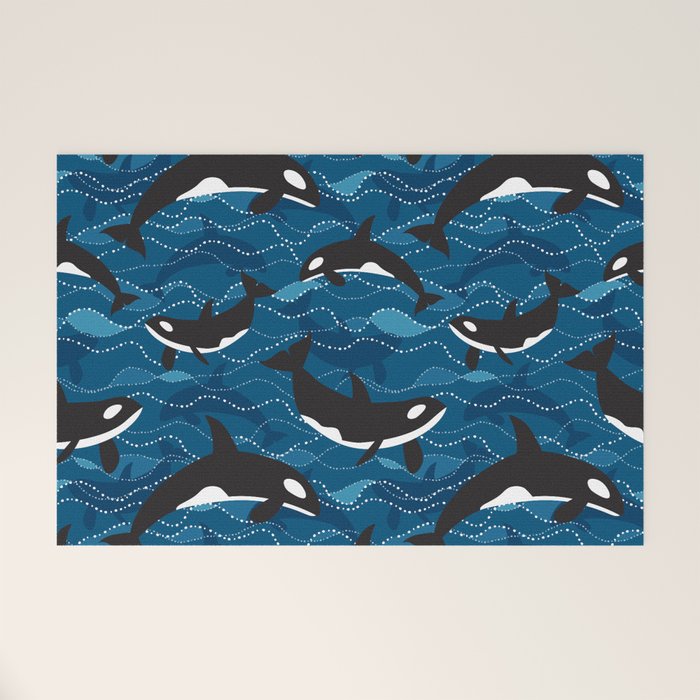 Deep Sea Orca Welcome Mat Gallery Image 1