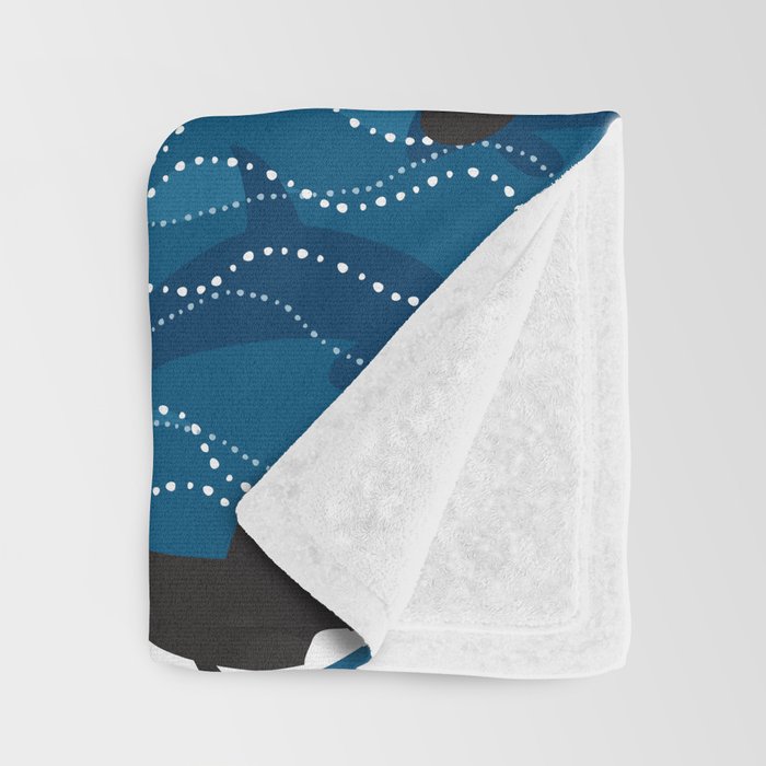 Deep Sea Orca Throw Blanket Gallery Image 3