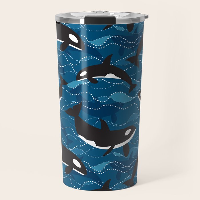 Deep Sea Orca Travel Mug Gallery Image 1