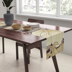 William Morris Vintage Pimpernel Fig & Sisal Table Runner Gallery Image 2