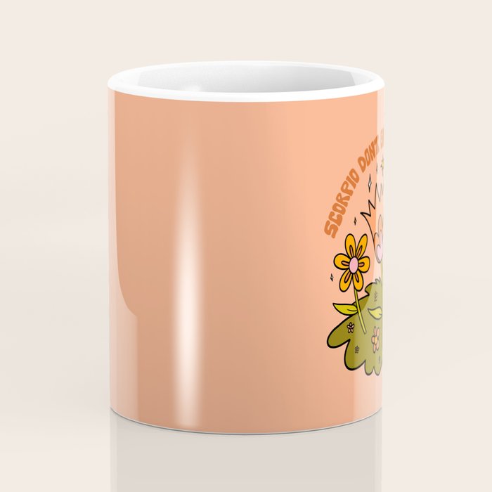 Scorpio Flower Coffee Mug Gallery Image 4