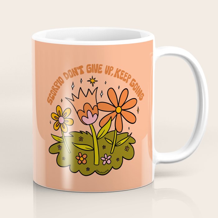 Scorpio Flower Coffee Mug Gallery Image 1