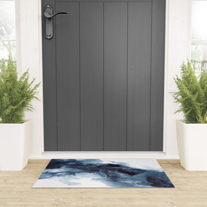 Indigo Depths No. 1 Welcome Mat Gallery Image 3