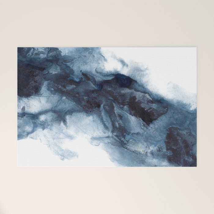 Indigo Depths No. 1 Welcome Mat Gallery Image 1