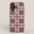 Geometric Warm Revival Block iPhone Case Gallery Image 1