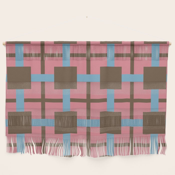 Geometric Warm Revival Block Wall Hanging Gallery Image 1