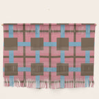 Geometric Warm Revival Block Wall Hanging Gallery Image 1