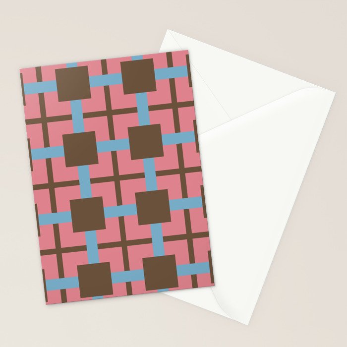 Geometric Warm Revival Block Stationery Card Gallery Image 2
