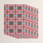 Geometric Warm Revival Block Wrapping Paper Gallery Image 3