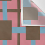 Geometric Warm Revival Block Wall Tapestry Gallery Image 3