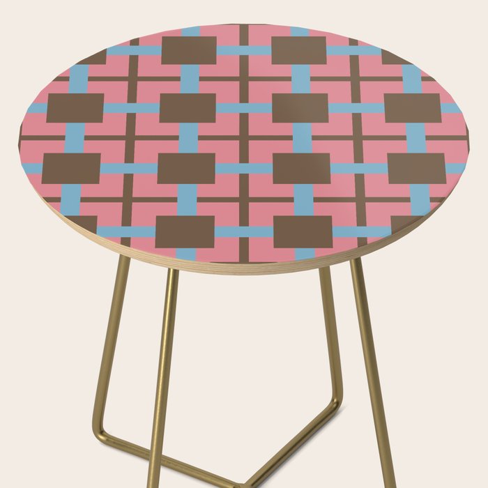 Geometric Warm Revival Block Side Table Gallery Image 2