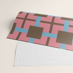 Geometric Warm Revival Block Wrapping Paper Gallery Image 2
