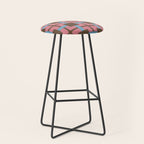 Geometric Warm Revival Block Stool Gallery Image 1