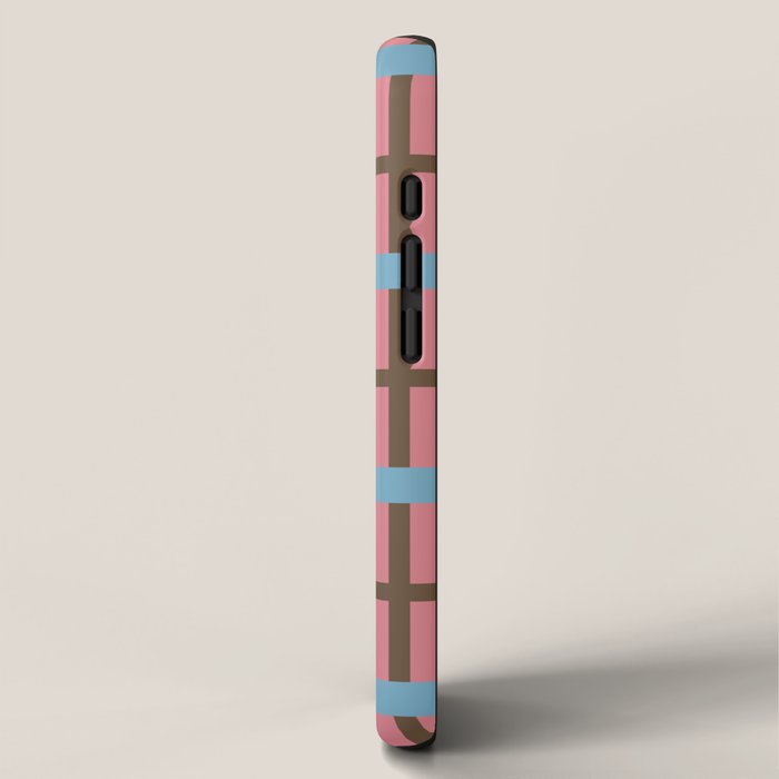 Geometric Warm Revival Block iPhone Case Gallery Image 2