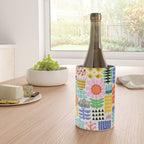 Folk Art Flowers Wine Chiller Gallery Image 4