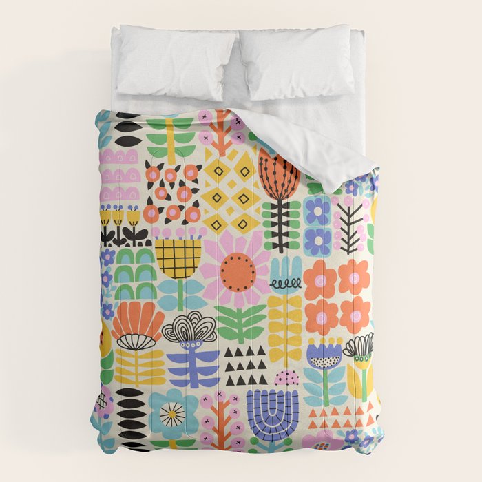 Folk Art Flowers Comforter Gallery Image 6