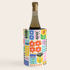 Folk Art Flowers Wine Chiller Gallery Image 3