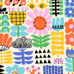 Folk Art Flowers Coffee Mug Gallery Image 2