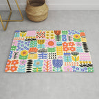 Folk Art Flowers Rug Gallery Image 1