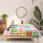 Folk Art Flowers Comforter Gallery Image 3