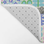 Folk Art Flowers Bath Mat Gallery Image 2