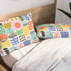 Folk Art Flowers Pillow Sham Gallery Image 2
