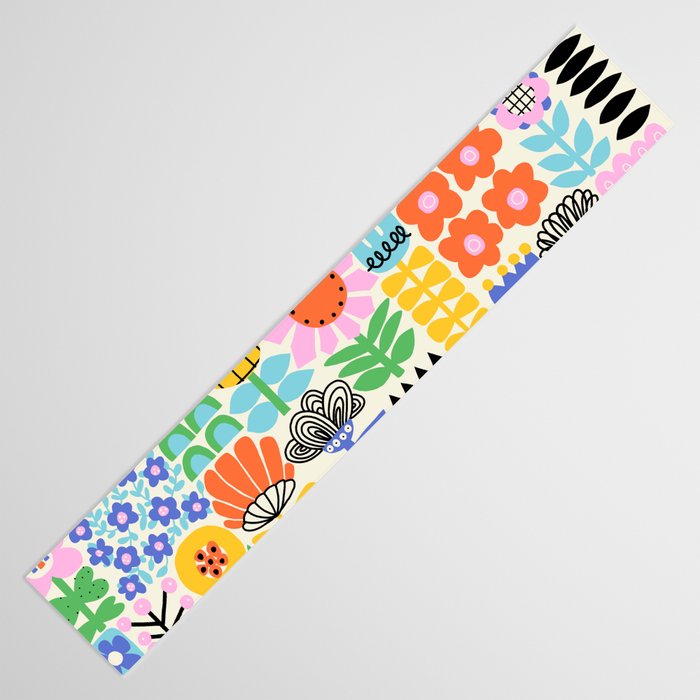 Folk Art Flowers Table Runner Gallery Image 3