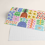 Folk Art Flowers Wrapping Paper Gallery Image 2