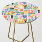 Folk Art Flowers Side Table Gallery Image 2