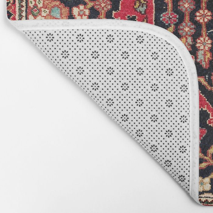 Bijar Poshti Kurdish Northwest Persian Rug Print Bath Mat Gallery Image 2