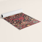 Bijar Poshti Kurdish Northwest Persian Rug Print Yoga Mat Gallery Image 2