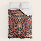 Bijar Poshti Kurdish Northwest Persian Rug Print Duvet Cover Gallery Image 6