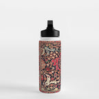 Bijar Poshti Kurdish Northwest Persian Rug Print Water Bottle Gallery Image 3
