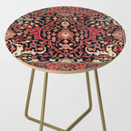 Bijar Poshti Kurdish Northwest Persian Rug Print Side Table Gallery Image 2