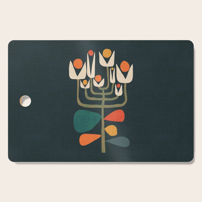 Retro botany Cutting Board Gallery Image 1