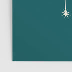 Gemini Zodiac Star Constellation Line Art Deep Teal Poster Gallery Image 3
