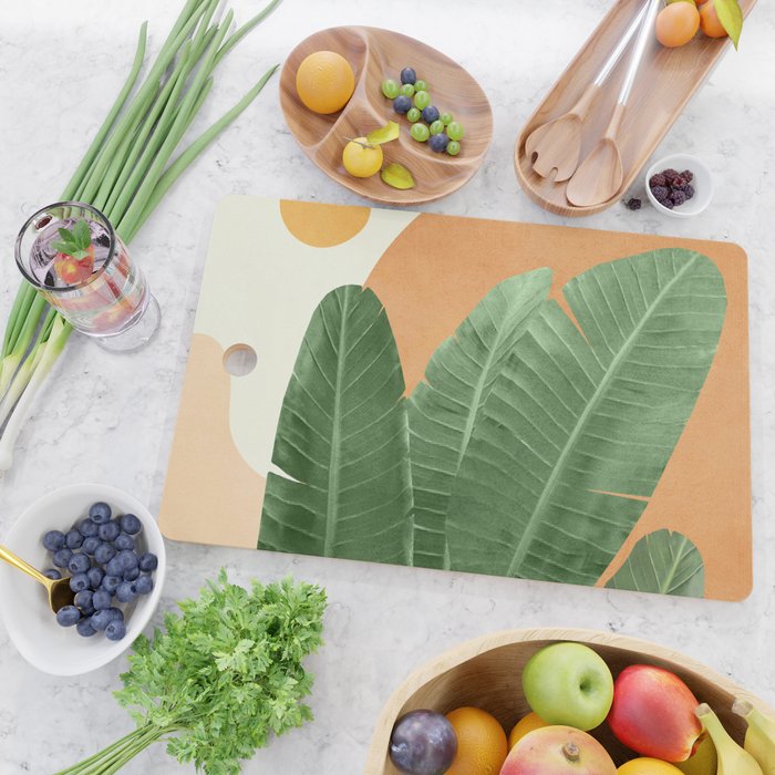 Banana Leaves Cutting Board Gallery Image 2