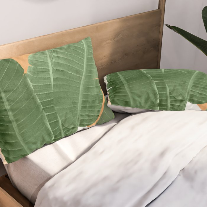Banana Leaves Pillow Sham Gallery Image 2