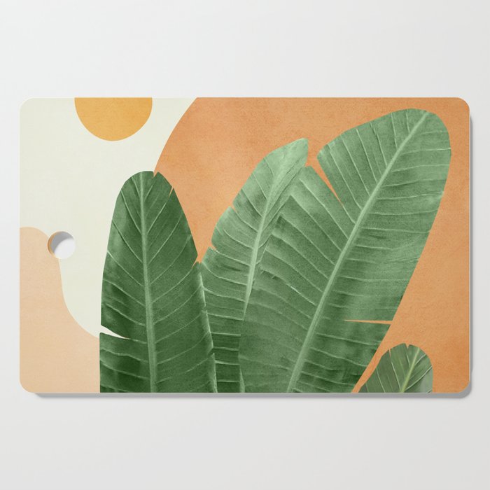 Banana Leaves Cutting Board Gallery Image 1