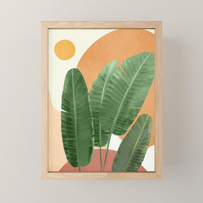 Banana Leaves Mini Art Print Gallery Image 1