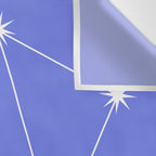 Libra Zodiac Star Constellation Line Art Periwinkle Purple Wall Tapestry Gallery Image 3