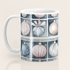Pink Blue Watercolor Christmas Ornaments Coffee Mug Gallery Image 3